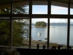 view of Hunkydory & Mokai from Steve & Colleens home on Indian Bay