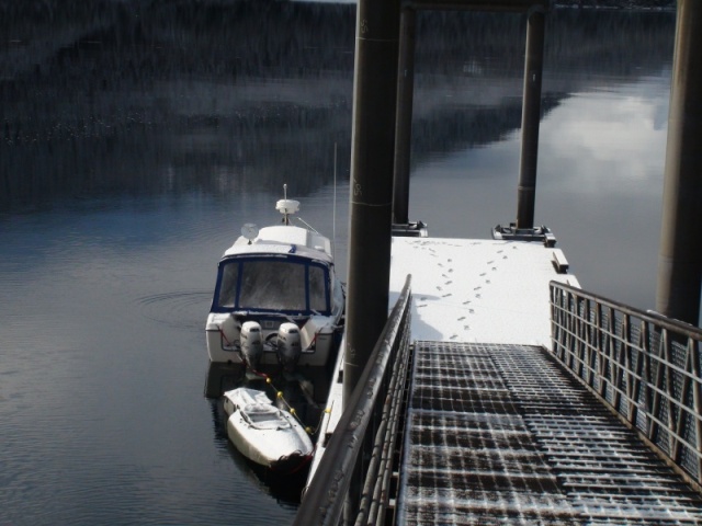 another view of the snow