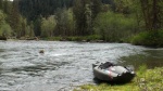 Way up the river that feeds the head of Red Bluff Bay