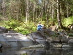 JoLee above the hot springs