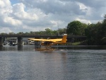 Not something you see every day on the St. John\'s River. An experimental float plane!