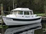 The Whitney Anne, a NC boat just bought by one of the park rangers. We did not get to meet her new owner since she just transferred to Blue Springs State Park.