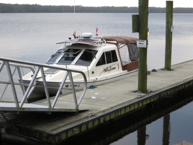 Docked at Corky Bells, East Palatka.