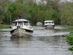 Comfy Dory, Y-Knot, and Blues Cruiser.  You can see Karen (Blues Cruiser) sitting on the bow.