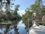 The cut on the Hontoon Loop Tour between the Hontoon Dead River and the St. John\'s River.