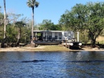 Pontoon House along River