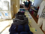 Fleeces donated by C Dory--thanks--they are comfy!