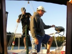 BBQ time after a day of cruising/hiking.  Sucia 2007.