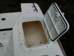 Port lazarrette plumbed and is used with insulated soft side ice chest