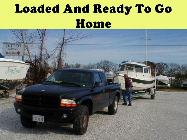 1999 Dodge Dakota V6 4WD doing the pulling.  No problem.