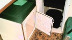 Bomar hatch installed under forward dinette seat. (stolen idea, thanks guys)