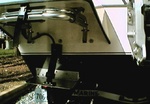 (Swee Pea) Trim tab under the swim platform.