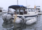 On Bouy E13 at Avalon Harbor 