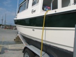 Port side aft after buff and wax