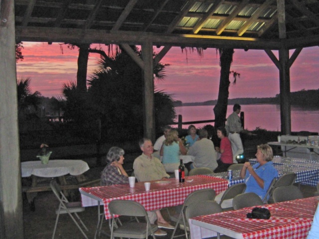 ready for dinner/sunset