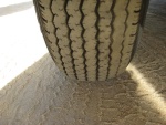 Tire wear right rear