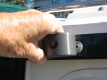 Top ring mount bolted thru the lip of cabin top