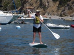 Jim on paddle board