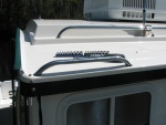 New hand rails, aft cabin top outboard