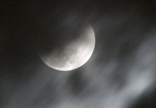 Eclipse moon
