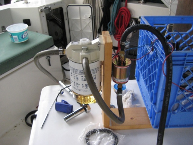 Polishing pump and filter