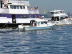 (Norm S) 89 22 Cruiser on logboom patrol at Seafair