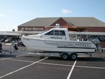 West Marine built. By the time we finished outfitting this boat we were on a first name basis...