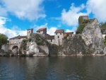 Little towns along the way.  Almost all had a place to dock or shore tie and get into town.  Many towns had no amenities, only scenery.