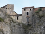 Towns hung right on the cliff sides, often using the rock for part of their walls.