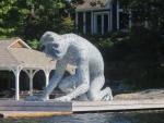 Lake Muskoka dock art