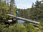 We crossed some interesting marshland.