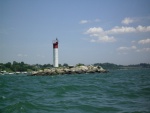 Entrance to Port Dover Basin Marina