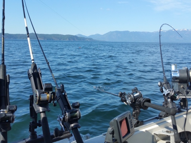 Fishing Pend Oreille Lake