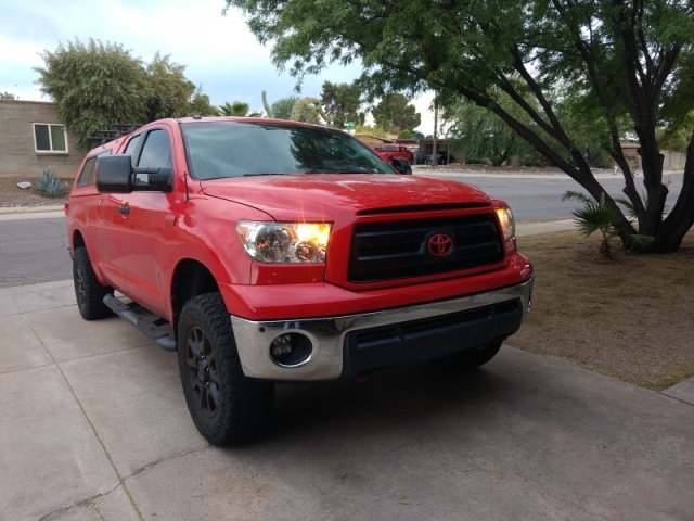 Clifford got a new color matched grill recently.