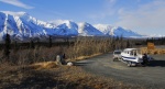 Drivin' home through Kluane Provincial Park