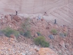 Nude photo shoot across the canyon.  Lots of interest from C-Brats