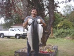 Dave\'s first salmon