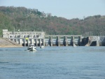 Down River Side of Cordell Hull Lock & Dam