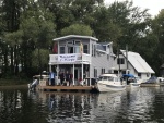 The group at Doug England\'s Boat House in Winona