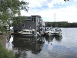 The group at Doug England\'s Boat House in Winona