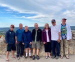 The group at Garvin Heights Scenic Overlook