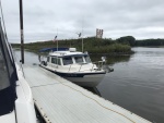 Docked at the Lansing Marina