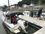 Docked at the Lansing Marina