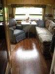Lounge area of our new camper.