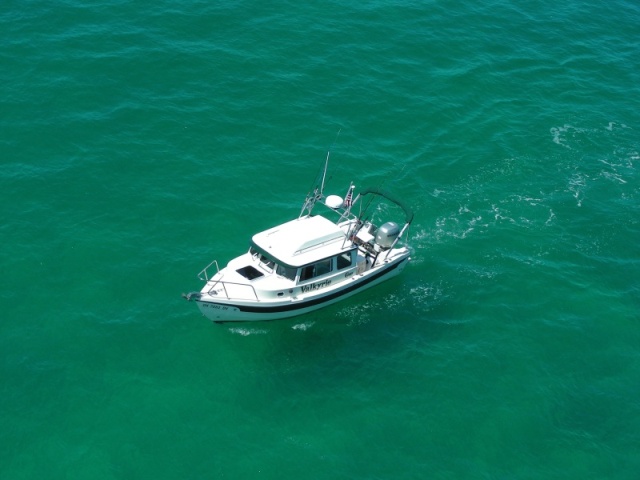 Slow cruising in the Lower Keys.