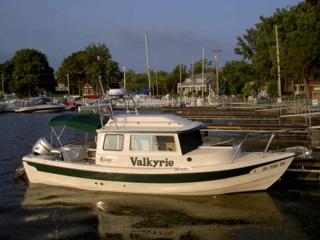 (Valkyrie) Tied up at Put-in-Bay.