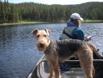 Boomer and Marcia on Sibley Lake.