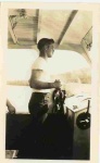 (Knotty C) Donald D. Gonser (My Dad), Skipper of Coast Guard 50 footer, CG-50076, WWII, in SE Alaska waters.