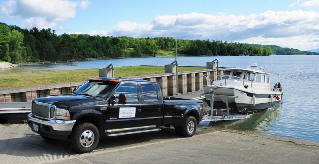 Being Hauled in Westport, NY