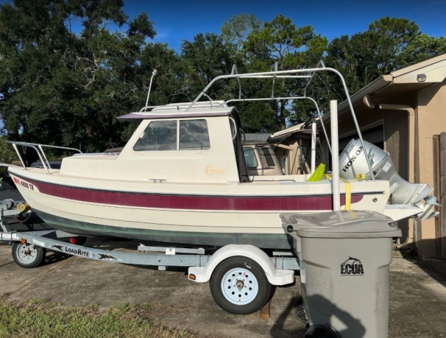 Test fit on boat. Basically will be a permanent bimini with no side obstructions. 